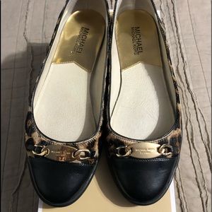 Michael Kors Leopard Flats